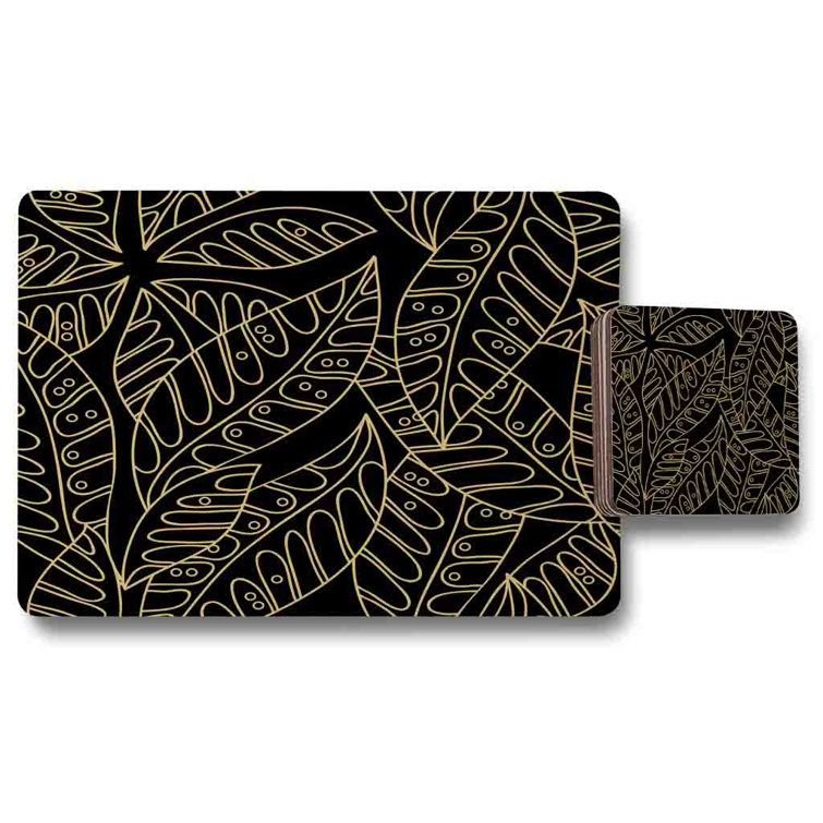 Ebern Designs Placemat And Coaster Set Wayfair.co.uk